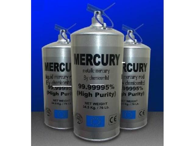 Buy Silver Liquid Mercury online – 99.99% pure certified elemental mercury